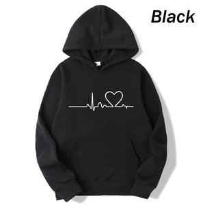 Men and Women Fashion Long Sleeve Hoodies Casual Sweatshirts for Couple Pullover Hoody Sweaters Hooded Sweatshirts