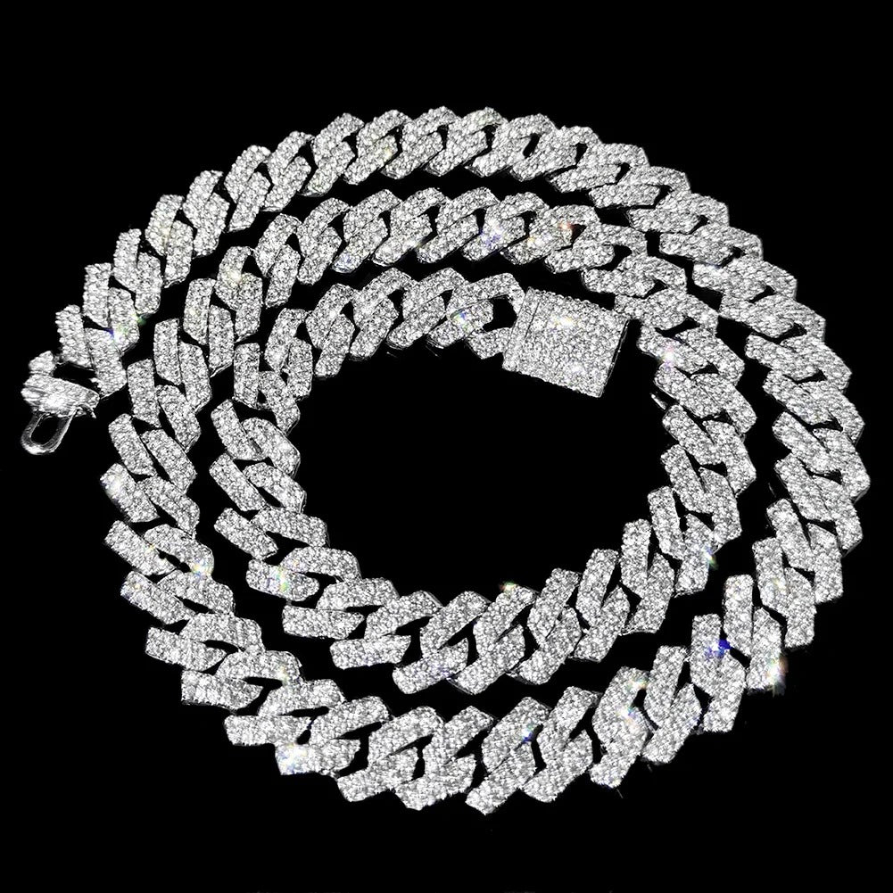 20-Inch Double-Drain Cuban Chain Unisex
