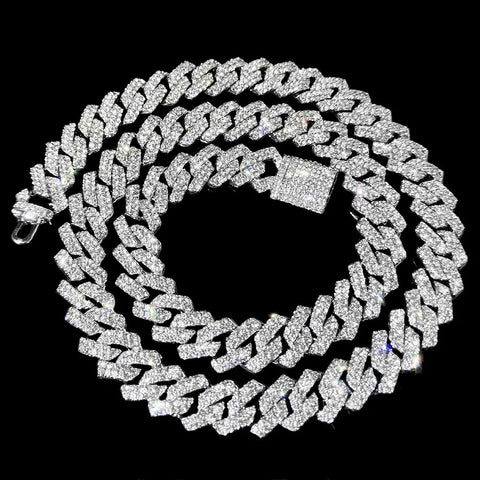 Image of 20-Inch Double-Drain Cuban Chain Unisex