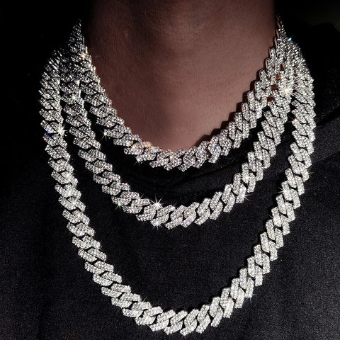 Image of 20-Inch Double-Drain Cuban Chain Unisex