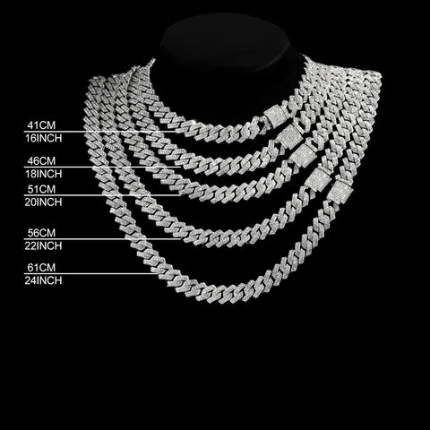 Image of 20-Inch Double-Drain Cuban Chain Unisex