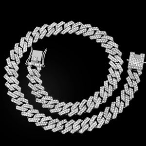 20-Inch Double-Drain Cuban Chain Unisex