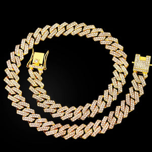 20-Inch Double-Drain Cuban Chain Unisex